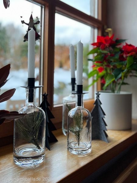 Flaschen-Kerzenhalter