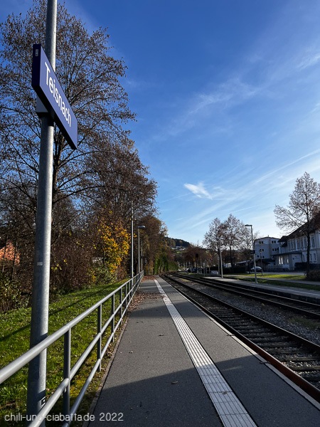 Bahnsteig Teisnach