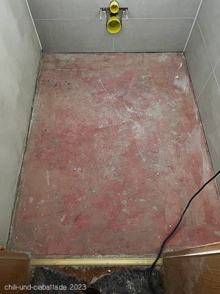 Fußboden WC
