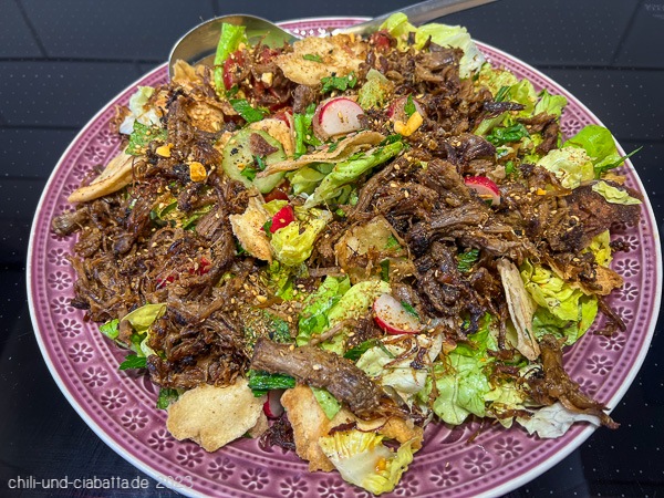 Orient-Salat mit Shawarma