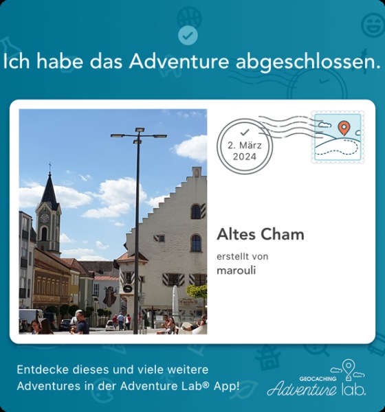 Altes Cham Lab-Postkarte