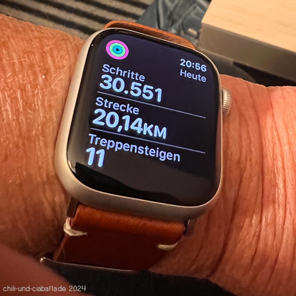 Apple Watch 30551 Schritte